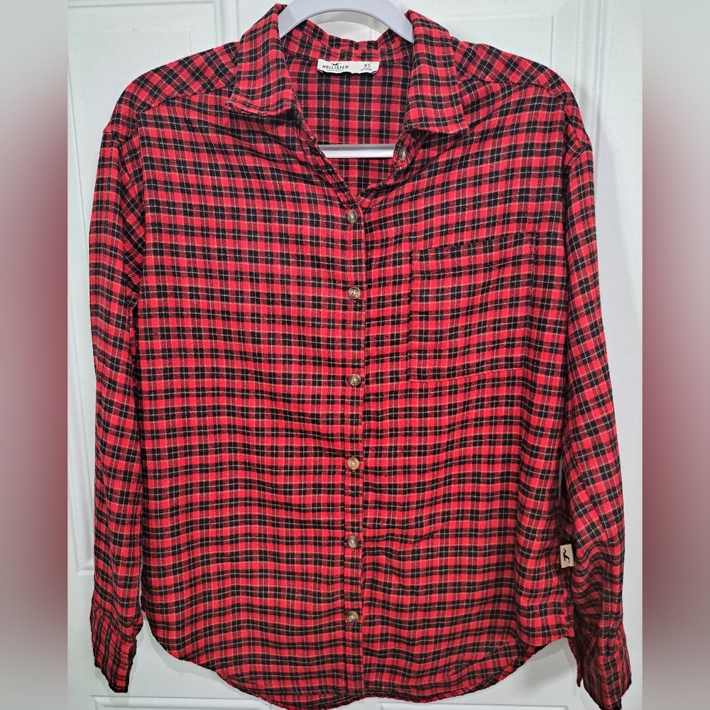 Hollister Mens Flannel Size XS
